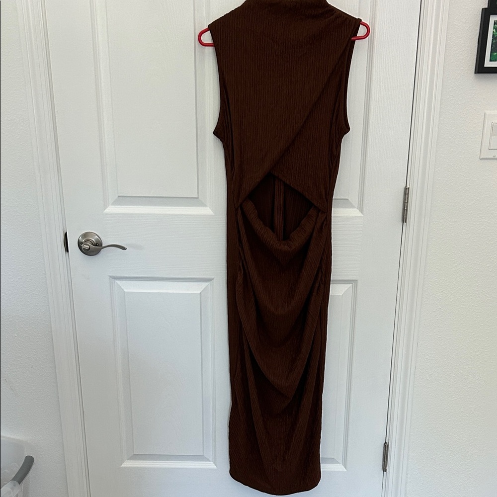 SHEIN Brown Dress